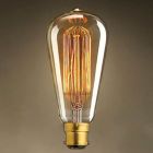 60W 220V Rustic Vintage Style Squirrel Cage ST64 BC B22 Amber