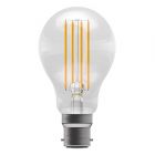 BELL 60764 - LED Filament Clear GLS 5.7W (60W) BC/B22 Warm White 2700K Dimmable