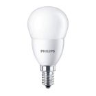 Philips 7W = 60W LED SES/E14 Opal Round Golf Ball, Warm White 2700K (non-dimmable)