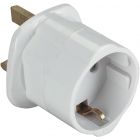 UK Visitors (Tourist) Travel Adaptor (European Schuko to UK)