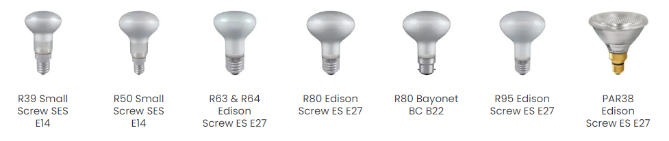 Shedding Light On Reflector Spot Lamps: R50, R63, R80, R95, Halogen & LED Replacements